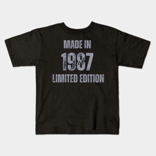 Vintage Made in 1987 , Limited Edition  , Gift for Mom Dad Birthday Kids T-Shirt